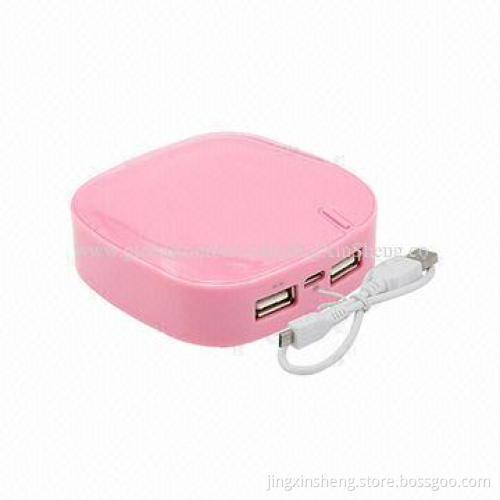 Fashionable Power Bank, 500mAh 5V 2.1A USB Output